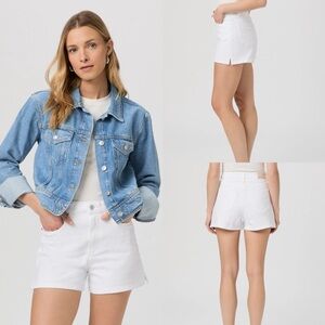 PAIGE Dani Short in Crisp White sz 28